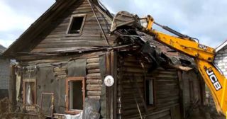 Демонтаж деревянного дома Большой Камень, цена от 1927 руб.