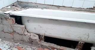 Демонтаж ванной комнаты в Большом Камне - стоимость работ от 834 руб. | Сварной-Бль